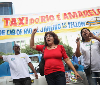Rio de Janeiro este primul oras din Brazilia care a interzis serviciile de taximetrie Uber. "Este o zi trista" Rio de Janeiro este primul oras din Brazilia care a interzis serviciile de taximetrie Uber. "Este o zi trista"