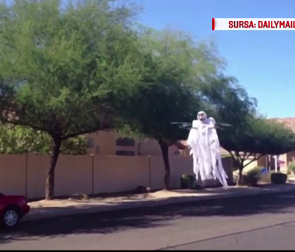 Inventia unui american i-a ingrozit pe vecinii sai. Ce a creat barbatul pentru Halloween Inventia unui american i-a ingrozit pe vecinii sai. Ce a creat barbatul pentru Halloween