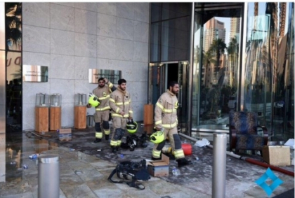Primele imagini cu infernul din Dubai. Cum arata acum hotelul de lux mistuit de flacari in noaptea de Revelion Primele imagini cu infernul din Dubai. Cum arata acum hotelul de lux mistuit de flacari in noaptea de Revelion