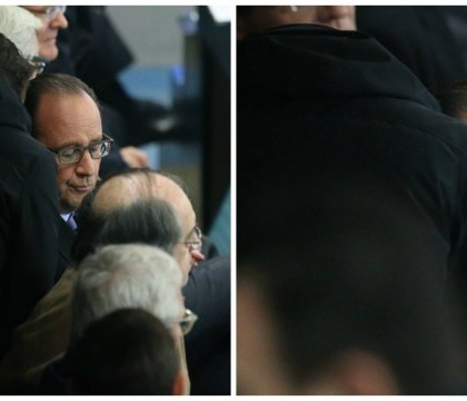Momentul in care Francois Hollande este informat despre atentatele din Paris. Galerie foto cu reactia presedintelui francez Momentul in care Francois Hollande este informat despre atentatele din Paris. Galerie foto cu reactia presedintelui francez