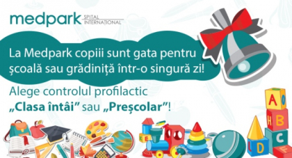 (P) La Medpark copiii sunt gata pentru scoala sau gradinita intr-o singura zi! (P) La Medpark copiii sunt gata pentru scoala sau gradinita intr-o singura zi!