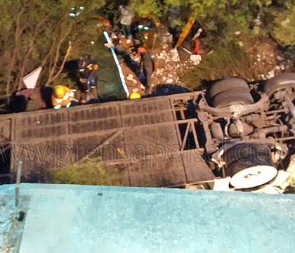 Accident cu cel putin 30 de morti in Argentina. Cine se afla in autobuzul care a cazut intr-o prapastie Accident cu cel putin 30 de morti in Argentina. Cine se afla in autobuzul care a cazut intr-o prapastie