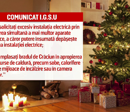Pericolele din bradul de Craciun. Ce trebuie sa faceti pentru a nu transforma sarbatorile intr-o tragedie Pericolele din bradul de Craciun. Ce trebuie sa faceti pentru a nu transforma sarbatorile intr-o tragedie