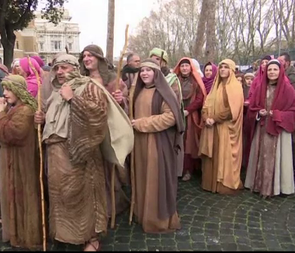 Mii de oameni au participat la parada anuala de la Vatican, in ziua de Boboteaza. Cum s-au deghizat locuitorii