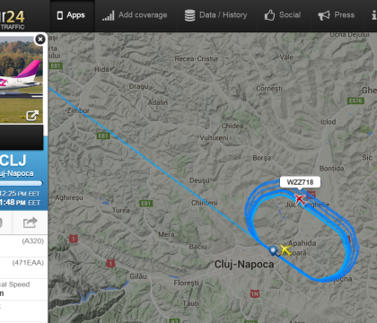 Un avion al companiei Wizz Air a survolat aeroportul din Cluj mai bine de 30 de minute. De ce nu a putut ateriza aeronava Un avion al companiei Wizz Air a survolat aeroportul din Cluj mai bine de 30 de minute. De ce nu a putut ateriza aeronava