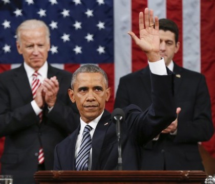 "Declinul economiei americane este o fictiune." Anuntul facut de Barack Obama in ultimul sau discurs despre starea Uniunii - VIDEO