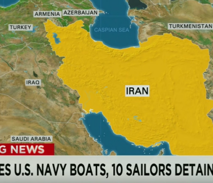 Doua nave de razboi americane, retinute de garzile revolutionare din Iran. Zece marinari, aflati la bord, au fost capturati - VIDEO
