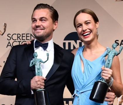 Leonardo DiCaprio si Brie Larson, marii castigatori de la premiile SAG. Filmul considerat cel mai bun din 2015