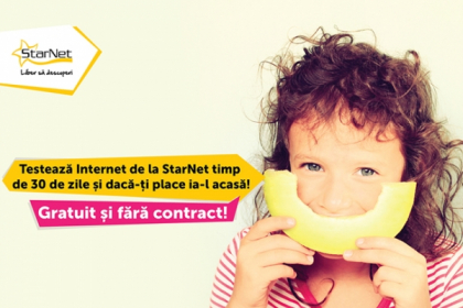 (P) In august, gusti cel mai rapid internet fara sa platesti pentru el! Profita acum de oferta Starnet