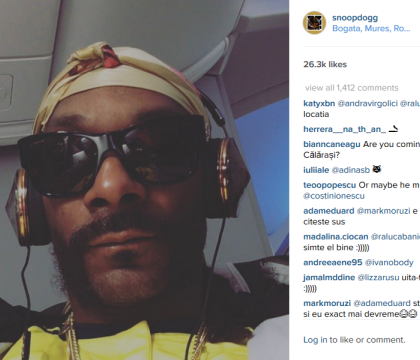 Cultura lui Snoop Dogg in materie de geografie nu e prea Bogata. Cum a ajuns rapperul sa dea check-in intr-un sat din Mures Cultura lui Snoop Dogg in materie de geografie nu e prea Bogata. Cum a ajuns rapperul sa dea check-in intr-un sat din Mures