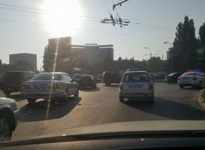 Ambuteiaje infernale in capitala dupa ce traficul rutier de pe b-dul Stefan cel Mare a fost sistat - GALERIE FOTO