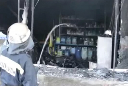 Un magazin de piese auto a ars la Balti Un magazin de piese auto a ars la Balti
