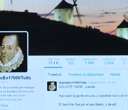 Un barbat de 55 de ani a transcris un roman intreg pe Twitter. De cati ani a avut nevoie pentru a reproduce "Don Quijote"