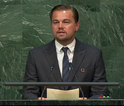 Mesajul disperat al lui Leonardo DiCaprio catre liderii lumii, la Paris: "Sunteti ultima speranta a Pamantului!" Mesajul disperat al lui Leonardo DiCaprio catre liderii lumii, la Paris: "Sunteti ultima speranta a Pamantului!"