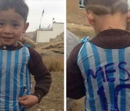 Ce s-a intamplat cu baiatul care si-a facut tricou cu Messi dintr-o punga. Marturia cutremuratoare a tatalui - VIDEO
