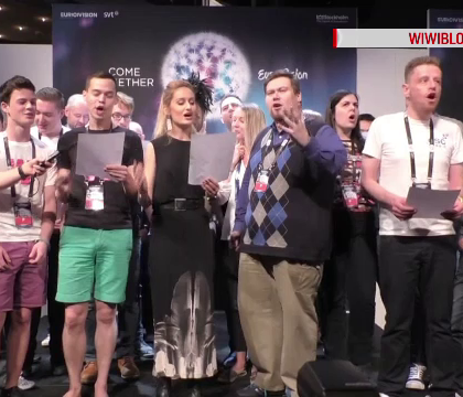 Moment emotionant de solidaritate la Stockholm. Gestul facut de Lidia Isac pentru a-l sustine pe reprezentantul Romaniei la Eurovision, Ovidiu Anton