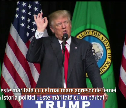 Lovitura sub centura data de Trump lui Hillary Clinton. Afirmatiile scandaloase facute despre infidelitatile lui Bill Clinton