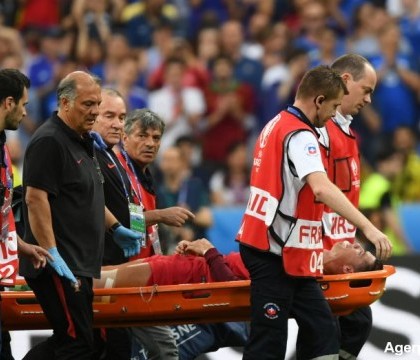 Reactii dupa accidentarea lui Ronaldo. "E groaznic sa il vad iesind asa". O imagine cu o MOLIE a ajuns virala - FOTO