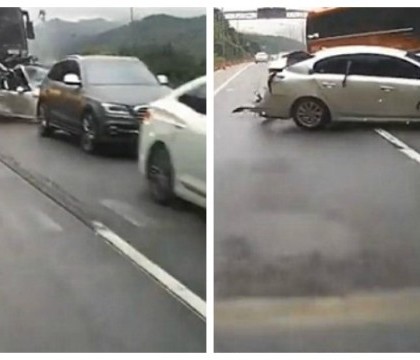 Accident infiorator in Coreea de Sud. Patru oameni au murit dupa ce un autobuz a strivit mai multe masini - VIDEO Accident infiorator in Coreea de Sud. Patru oameni au murit dupa ce un autobuz a strivit mai multe masini - VIDEO