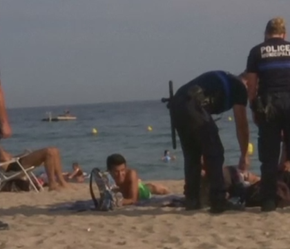 Francezii intaresc masurile de securitate. Interdictia impusa de autoritatile din Cannes celor care merg la plaja