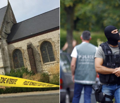 "Ti-e frica sa mori". Dialogul purtat de calugarite cu jihadistii ISIS care au omorat un preot in biserica din Franta