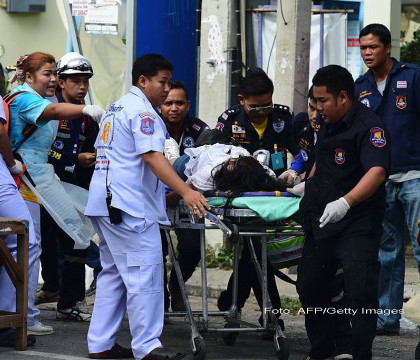 Noi explozii in Thailanda. Patru morti si 21 de raniti, printre care si turisti straini. "Bombele sunt menite sa semene haos"