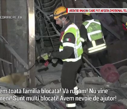 Italienii au sunat disperati 112 in noaptea cutremurului si au implorat ajutorul: "Este un masacru! Veniti!"