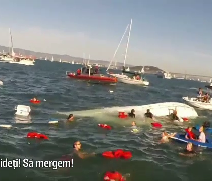 Clipe de groaza pentru pasagerii unei ambarcatiuni, in SUA. 8 oameni au ajuns la spital iar un copil era sa moara Clipe de groaza pentru pasagerii unei ambarcatiuni, in SUA. 8 oameni au ajuns la spital iar un copil era sa moara
