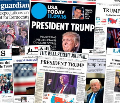 Presa americana este uimita de victoria lui Trump. Primele pagini ale ziarelor internationale - "Dumnezeu sa ierte America" Presa americana este uimita de victoria lui Trump. Primele pagini ale ziarelor internationale - "Dumnezeu sa ierte America"