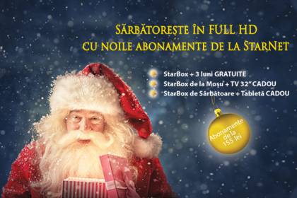 (P) StarNet anunta oferta de Craciun: sarbatoreste Full HD!