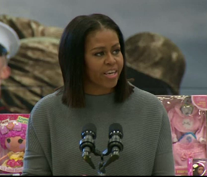 Pregatirile pentru venirea Mosului au inceput. Mesajul despre unitate al lui Michelle Obama si gestul facut pentru copii Pregatirile pentru venirea Mosului au inceput. Mesajul despre unitate al lui Michelle Obama si gestul facut pentru copii