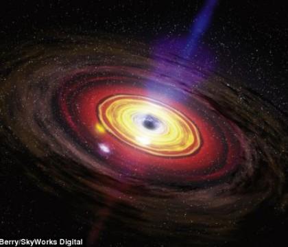 Astronomii au descoperit gauri negre uriase ascunse in doua galaxii apropiate de Terra Astronomii au descoperit gauri negre uriase ascunse in doua galaxii apropiate de Terra