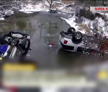 Iarna grea si in SUA. Autoritatile au decretat stare de urgenta in Carolina de Nord si de Sud dupa ninsori abundente