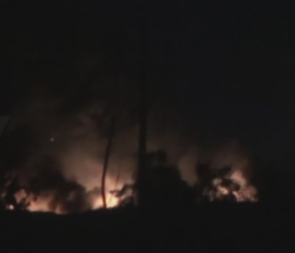 Explozii la o baza militara din Damasc. Armata siriana a acuzat Israelul ca a lansat bombardamente. VIDEO