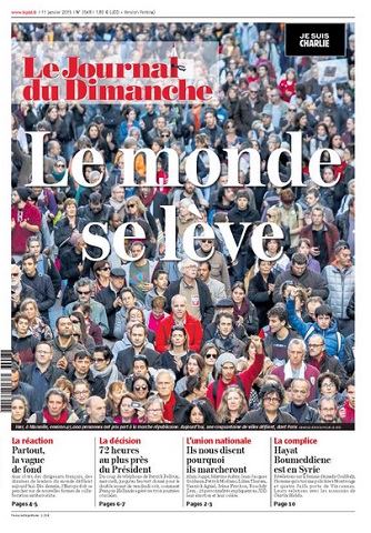 FOTO. ZIUA in care toata presa franceza deschide prima pagina cu marsul istoric din Paris FOTO. ZIUA in care toata presa franceza deschide prima pagina cu marsul istoric din Paris