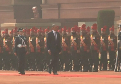 Presedintele american Barack Obama si-a inceput vizita oficiala in India