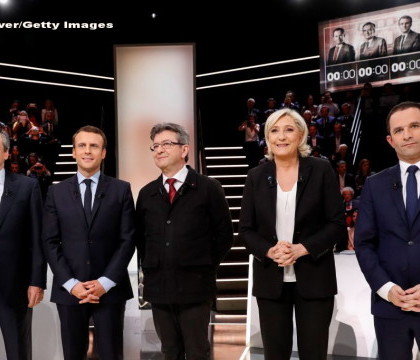 Alegeri prezidentiale in Franta. Sondajele arata diferente mici intre primii 4 candidati, la primul tur electoral de duminica