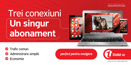 3 conexiuni - un singur abonament!