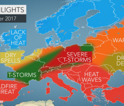 Prognoza verii 2017 pentru Europa. Romania va fi lovita de valuri de canicula si de seceta excesiva Prognoza verii 2017 pentru Europa. Romania va fi lovita de valuri de canicula si de seceta excesiva