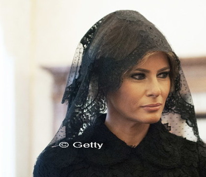 Melania Trump, criticata pe internet. De ce si-a acoperit de fapt capul la Vatican si nu a facut-o in Arabia Saudita