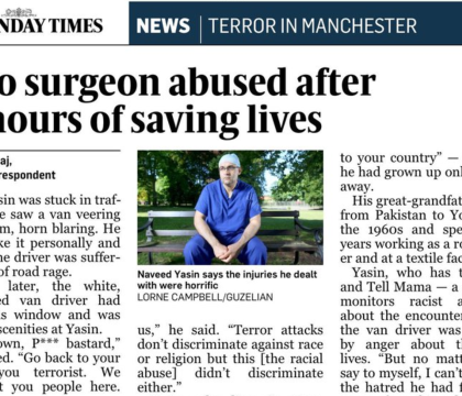 Medic musulman, abuzat pe strada dupa ce a tratat victimele atacului din Manchester: "Intoarce-te in tara ta, teroristule!"