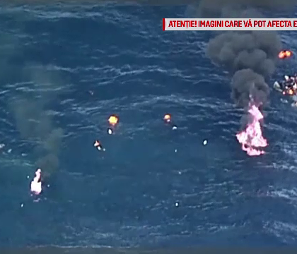O barca plina cu migranti a luat foc in Mediterana. Ce s-a intamplat cu zecile de oameni care au ajuns in apa O barca plina cu migranti a luat foc in Mediterana. Ce s-a intamplat cu zecile de oameni care au ajuns in apa
