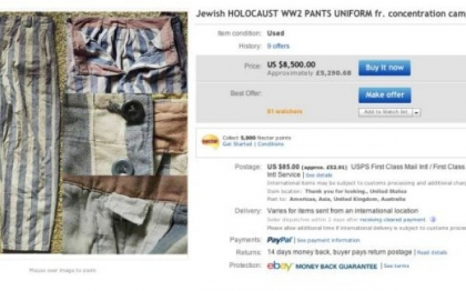 Licitatia pentru care eBay este criticata in toata lumea. Site-ul a sters imediat toate produsele