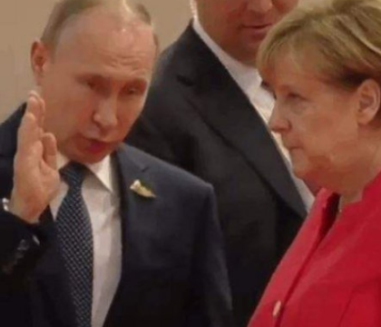 Merkel a fost filmata dandu-si ochii peste cap in cursul unei discutii cu Putin - VIDEO