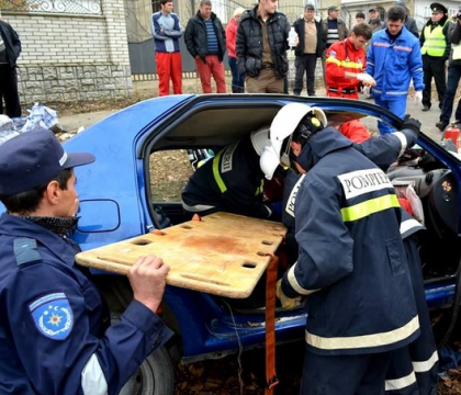 Un barbat a murit, in urma unui accident produs la Soroca: Masina s-a rasturnat si a luat foc