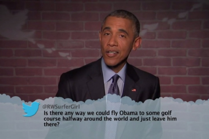 VIDEO. Presedintele Obama citeste comentariile rautacioase postate pe retelele de socializare la adresa sa. Reactia acestuia