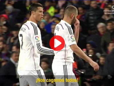 Replica incredibila a lui Ronaldo, in timpul meciului cu Barca! Portughezul s-a dus la Benzema si i-a spus asta, camerele au surprins TOTUL Replica incredibila a lui Ronaldo, in timpul meciului cu Barca! Portughezul s-a dus la Benzema si i-a spus asta, camerele au surprins TOTUL