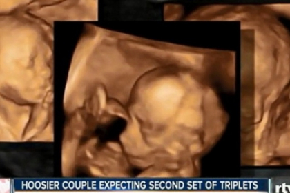 O femeie din SUA va da nastere la tripleti pentru a doua oara in mai putin de 24 de luni. FOTO O femeie din SUA va da nastere la tripleti pentru a doua oara in mai putin de 24 de luni. FOTO