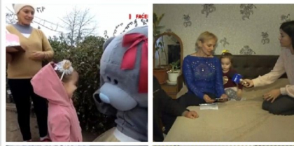 Istoria emotionanta a fetitei de 4 ani, care a fost surprinsa de mama sa chiar de ziua ei de nastere: „Nu am mai avut rabdare, am scos capul de urs si am strans-o in brate” - VIDEO