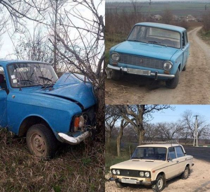Doi minori, cercetati in libertate si un tanar retinut, dupa ce au furat doua masini VAZ si un MOSKVICI la Criuleni